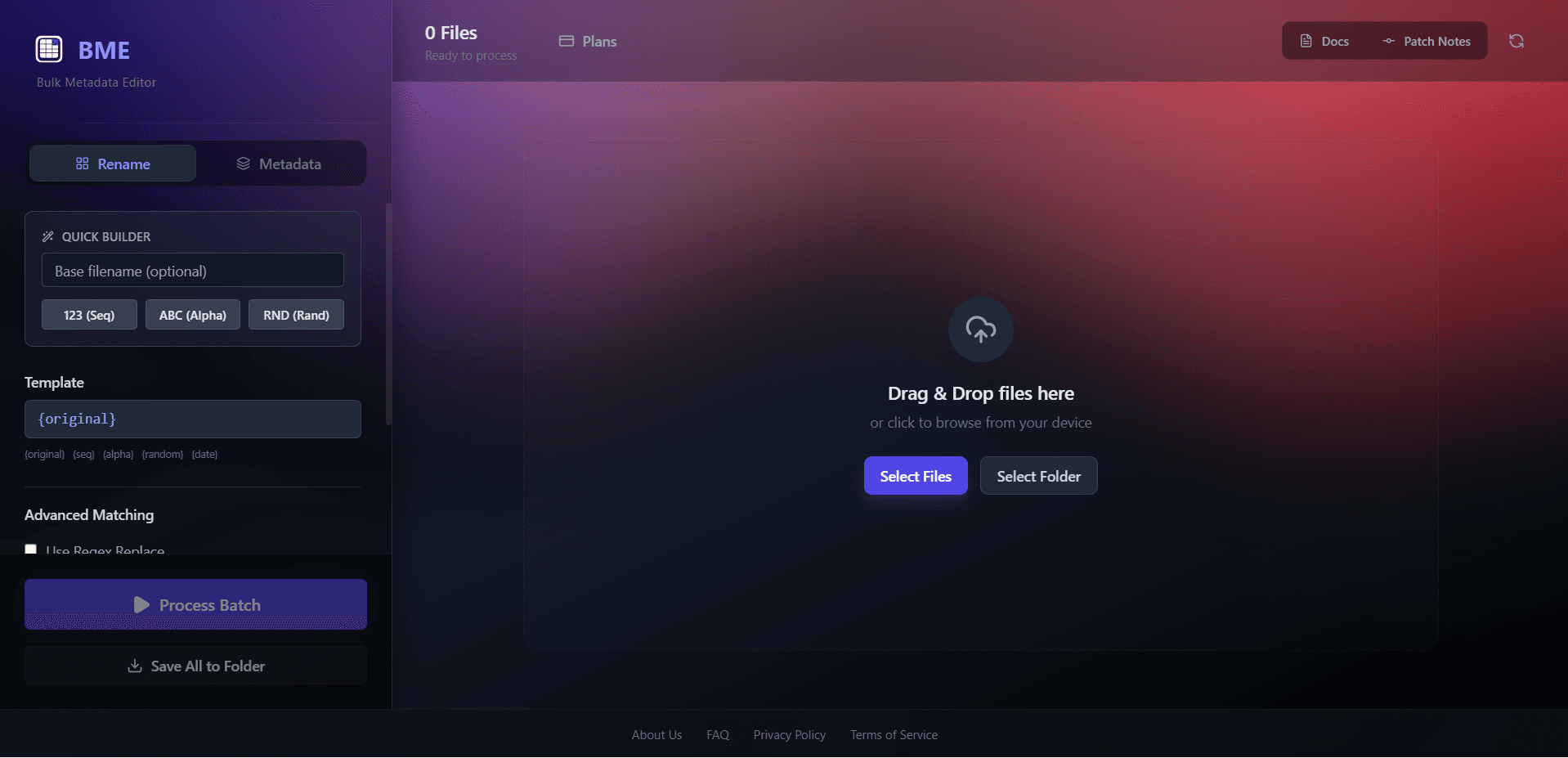 BME (Bulk Metadata Editor)